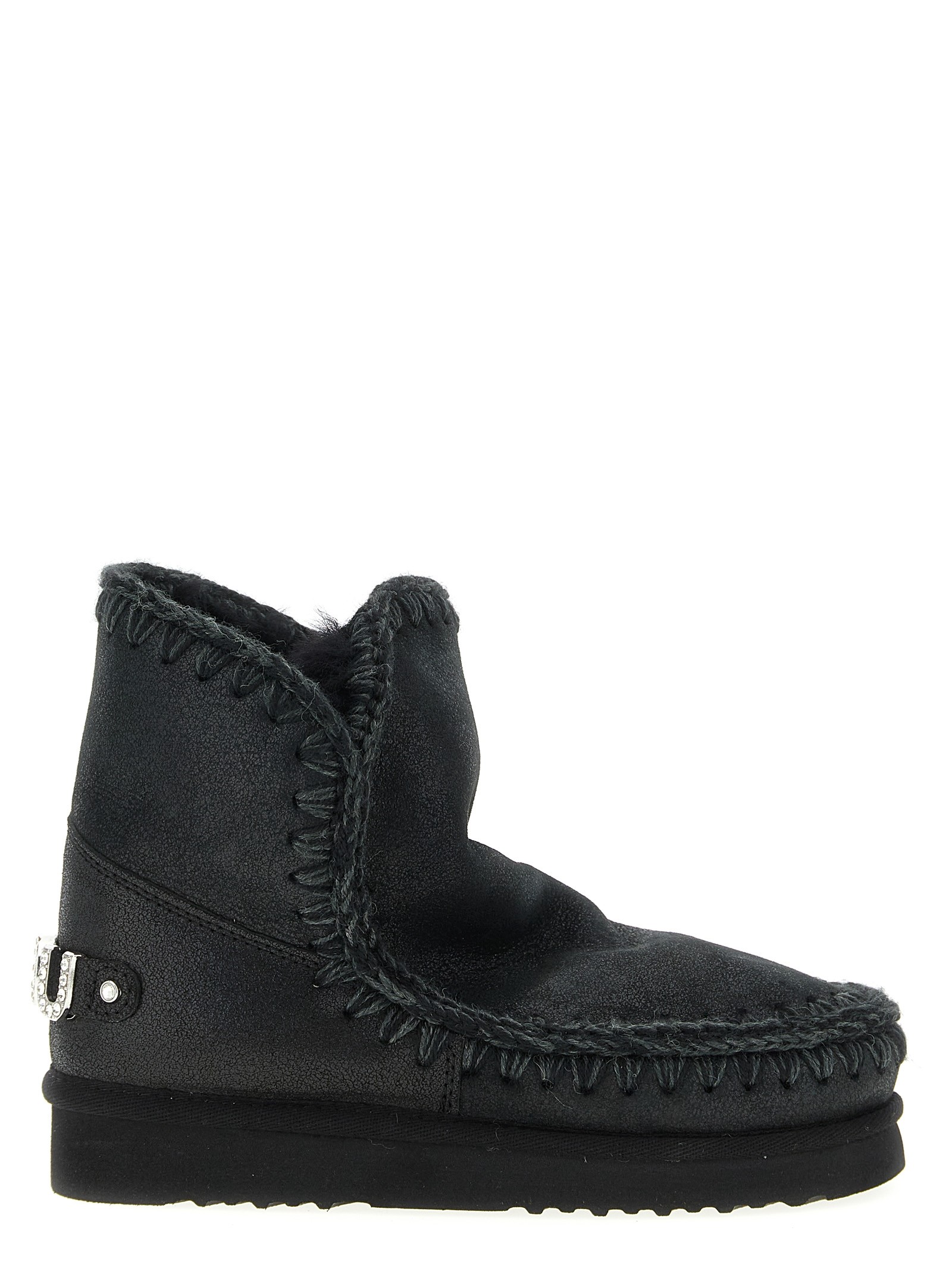 MOU 'Eskimo 18 Rhinestone Logo' Ankle Boots