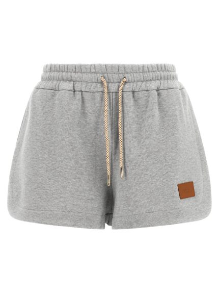 Fendi Essentia Cotton Jersey Shorts