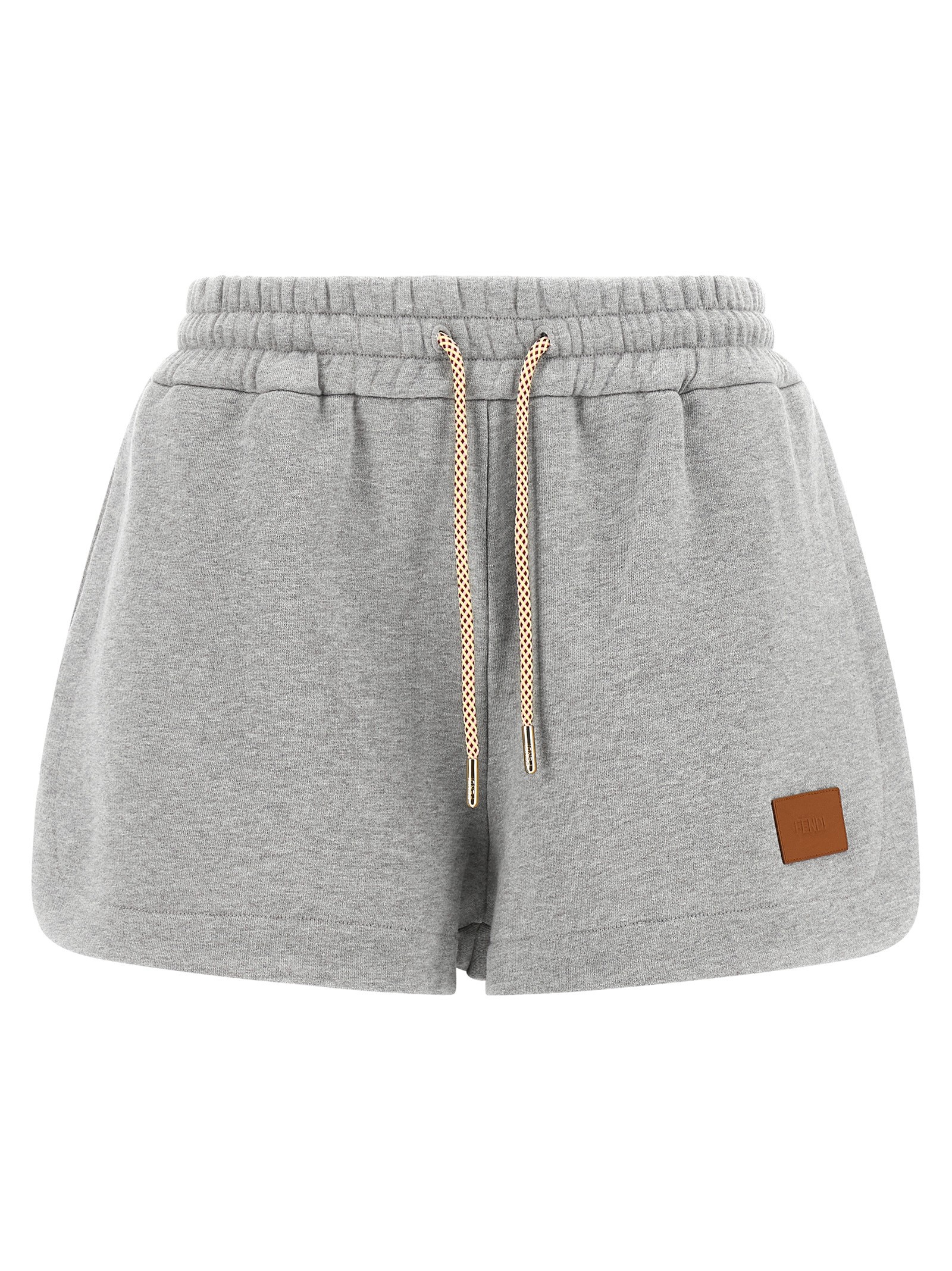 Fendi Essentia Cotton Jersey Shorts