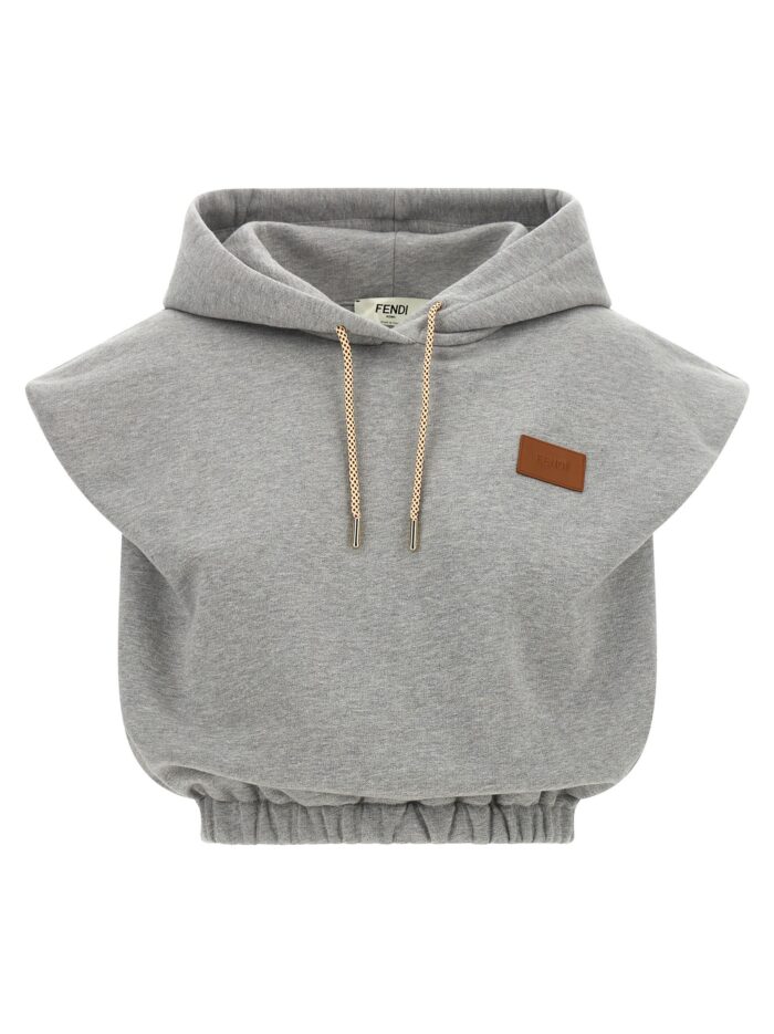 fendi essntia cotton jersey sweatshirt Fendi Essntia Cotton Jersey Sweatshirt