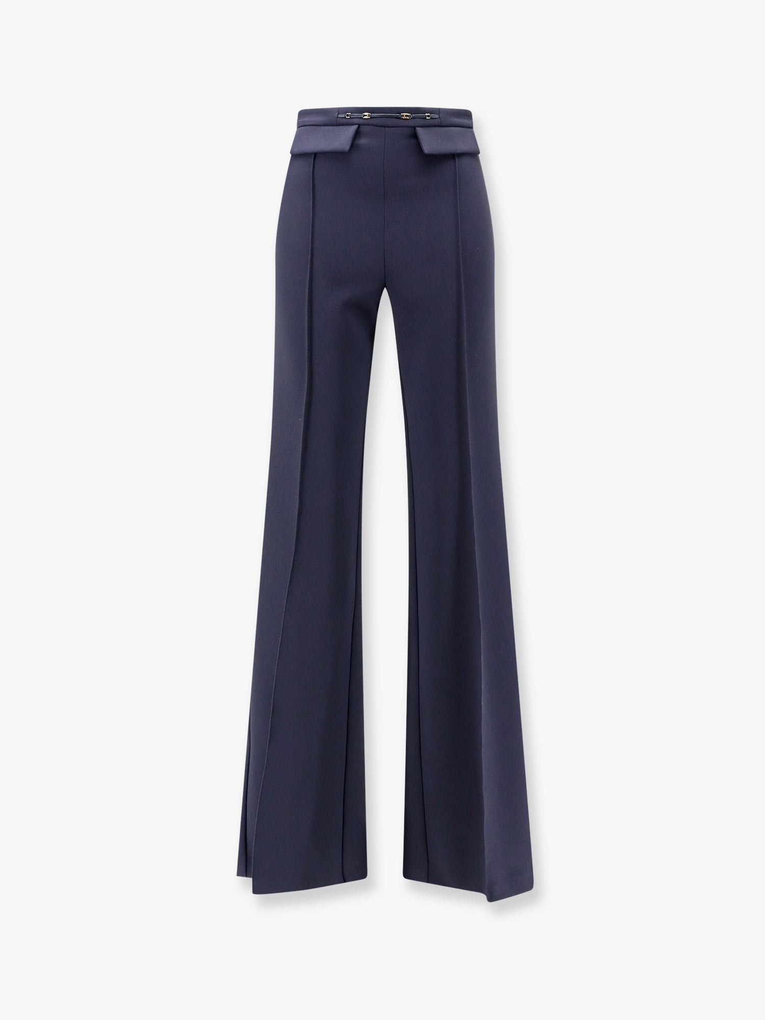 Elisabetta Franchi Essentials Trousers With Monogram Detail