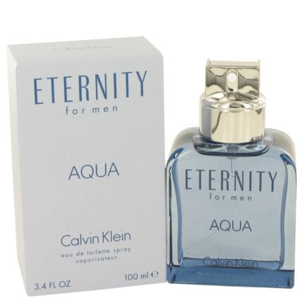 Eternity Aqua By Calvin Klein - Eau De Toilette Spray 3.4 Oz