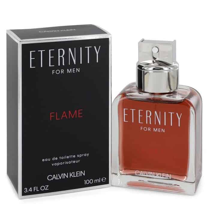 Eternity Flame By Calvin Klein - Eau De Toilette Spray 3.4 Oz