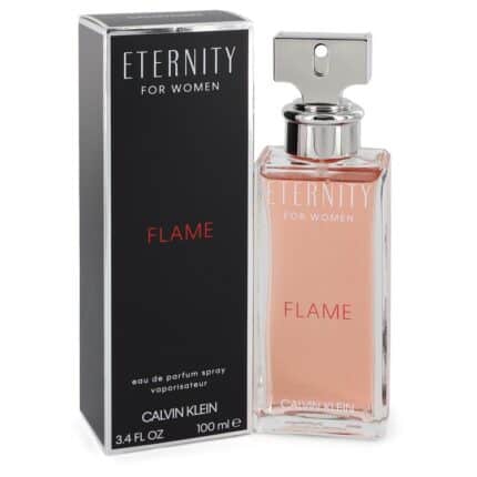 Eternity Flame By Calvin Klein - Eau De Parfum Spray 3.4 Oz