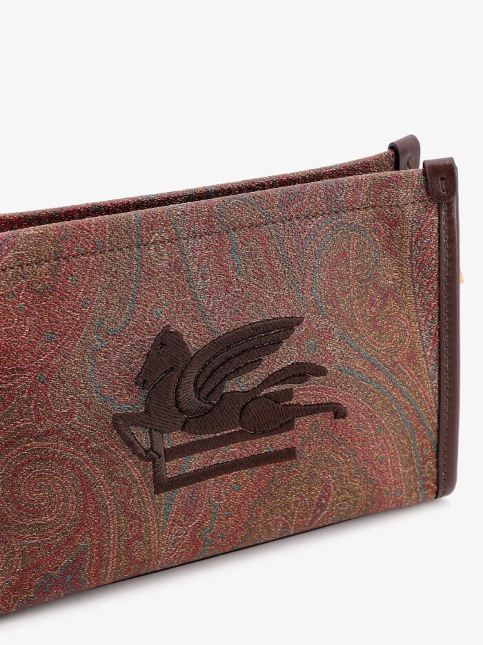 Etro Arnica Medium Pouch With Pegasus