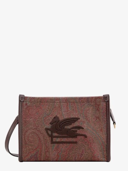 Etro Arnica Medium Pouch With Pegasus