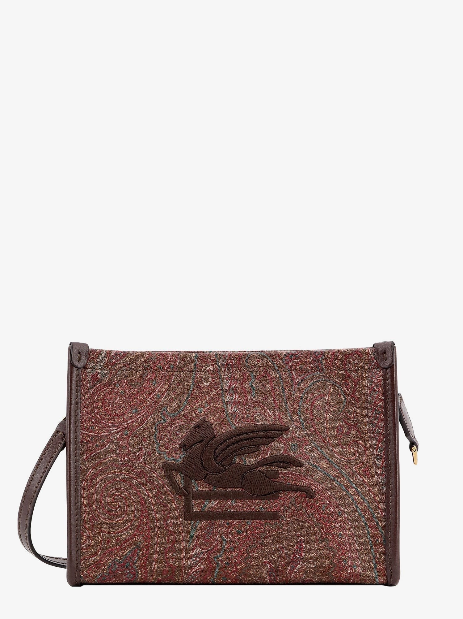Etro Arnica Medium Pouch With Pegasus