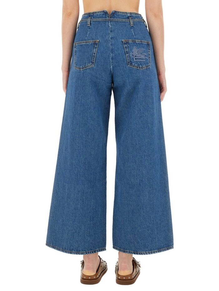 Etro BELTED CULOTTE JEANS