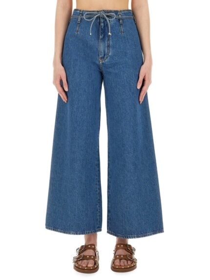 Etro BELTED CULOTTE JEANS