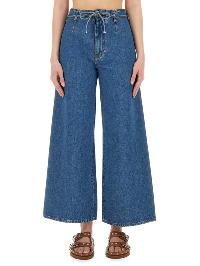 Etro BELTED CULOTTE JEANS
