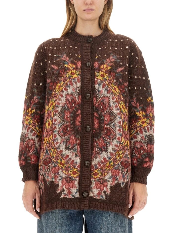 Etro CARDIGAN WITH LOGO