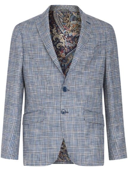 ETRO Checked Houndstooth Blazer