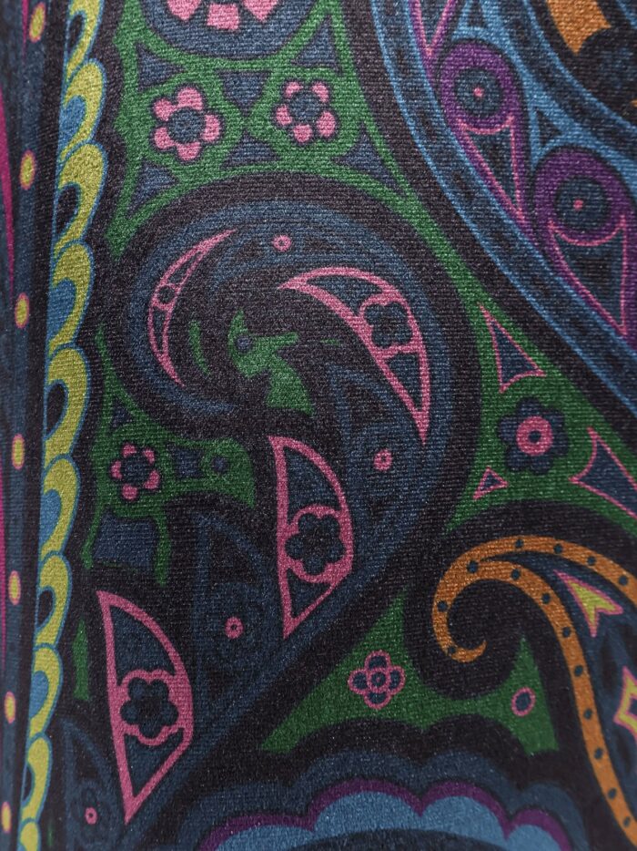 Etro Chenille Trousers With Multicolor Print