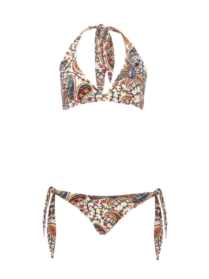 Etro COSTUME BIKINI CON MOTIVO PAISLEY FLOREALE