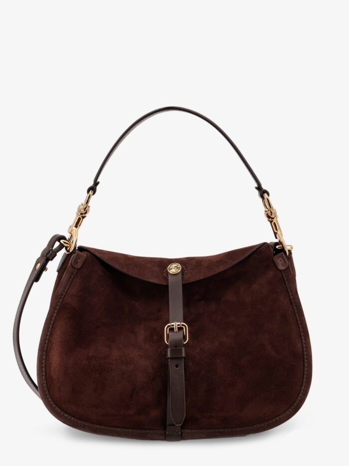 Etro Crossbody Pony Suede Shoulder Bag