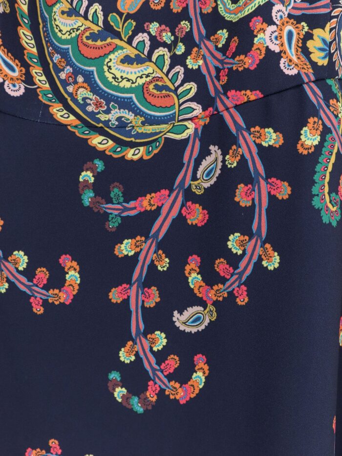 Etro Dress With Iconic Multicolor Print