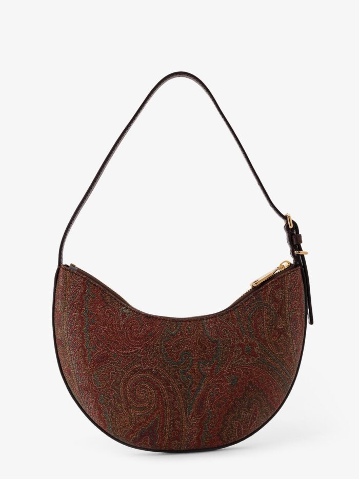 Etro Essential S Arnica Hobo Paisley Jacquard Fabric Shoulder Bag