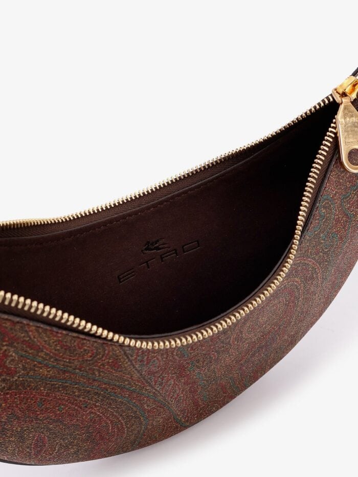 Etro Essential S Arnica Hobo Paisley Jacquard Fabric Shoulder Bag