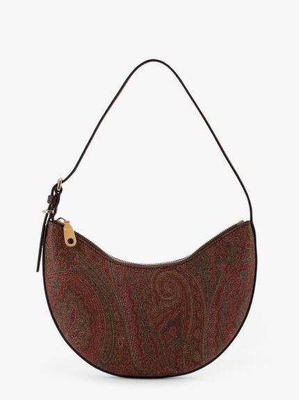 Etro Essential S Arnica Hobo Paisley Jacquard Fabric Shoulder Bag