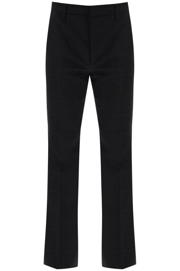 Etro Flared Pants In Virgin Wool