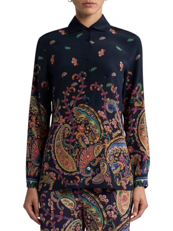 Etro FLORAL PAISLEY PRINT SHIRT