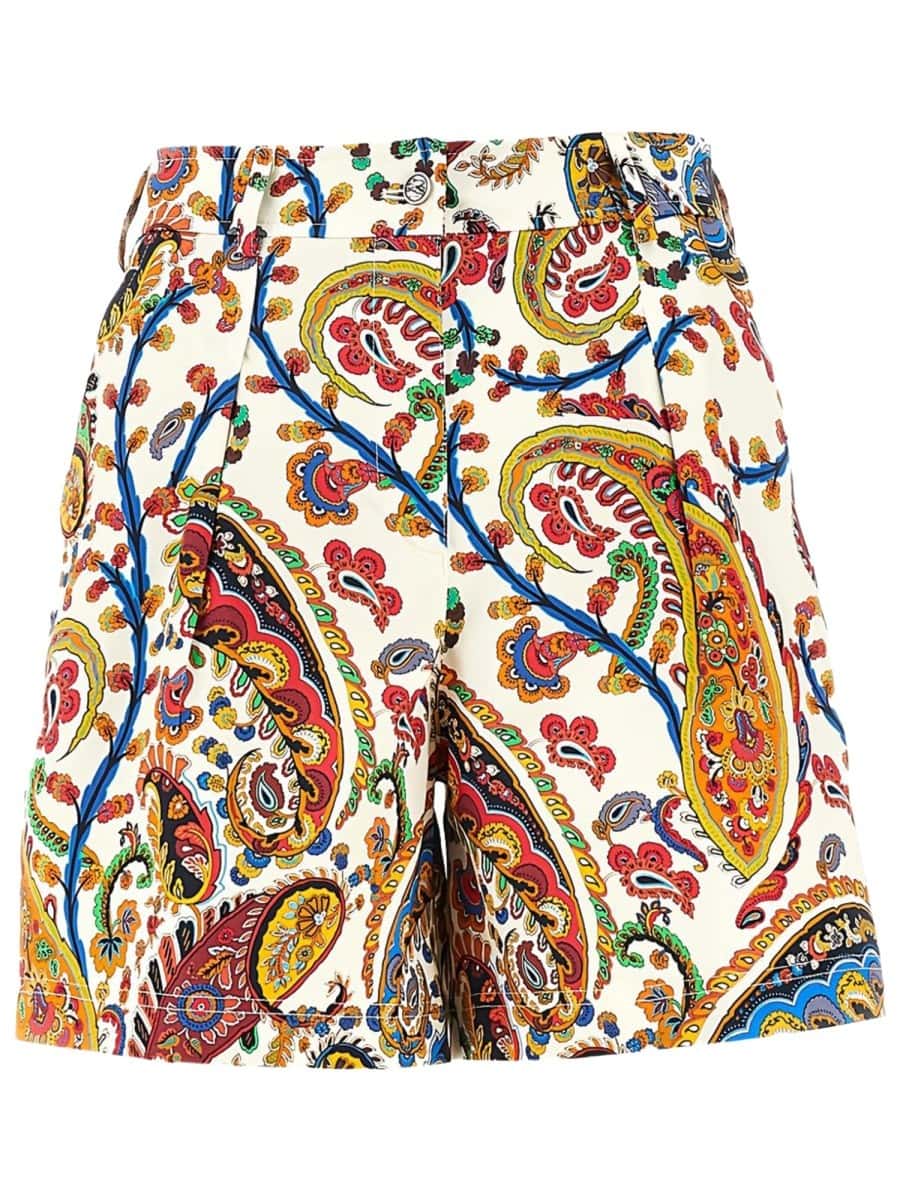 Etro FLORAL PAISLEY PRINT SHORTS
