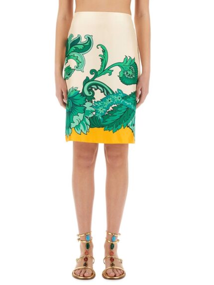 Etro FLORAL PAISLEY PRINT SKIRT