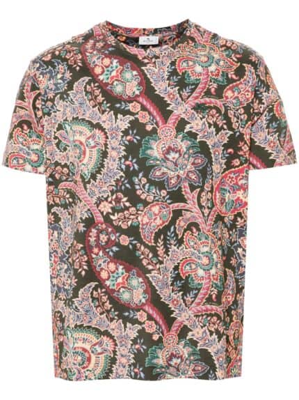 ETRO Floral Paisley-print T-shirt