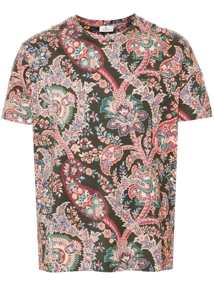 ETRO Floral Paisley-print T-shirt