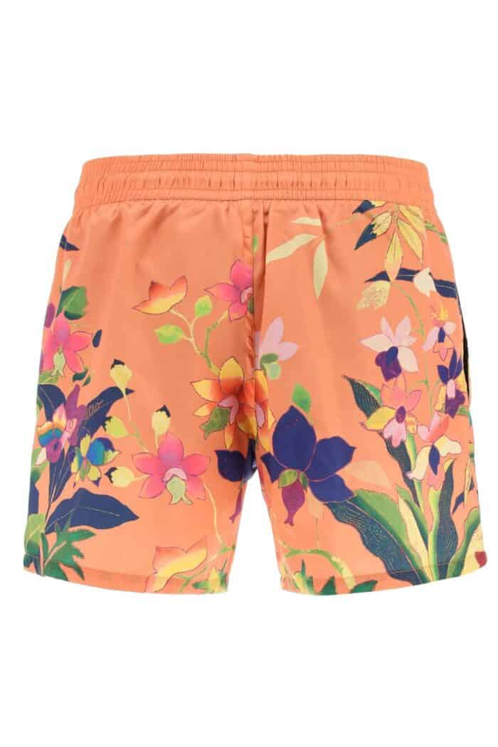 Etro Floral Print Swimtrunks