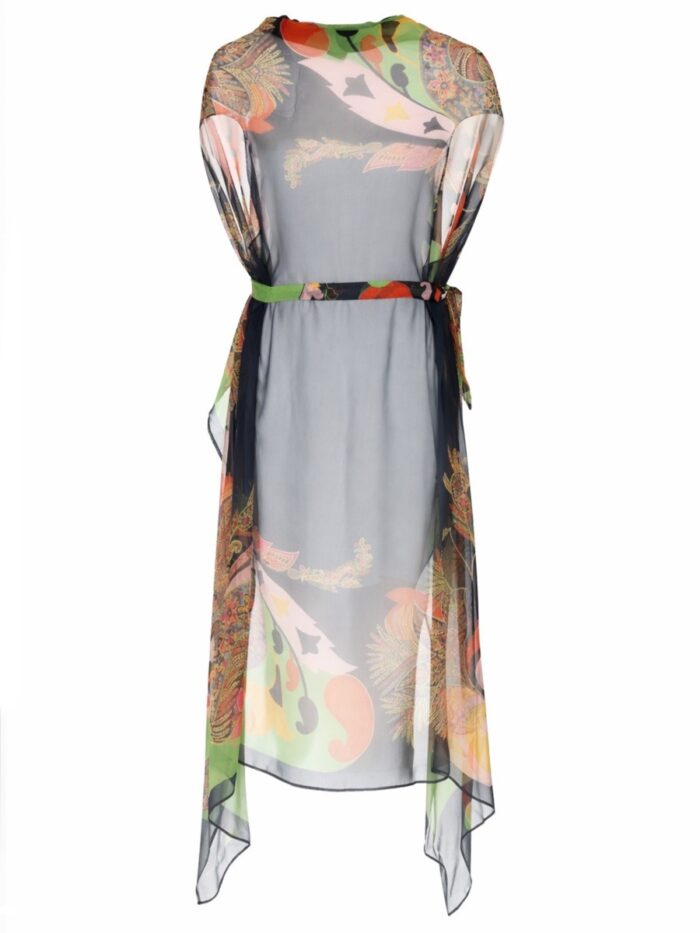 Etro GILET IN ORGANZA