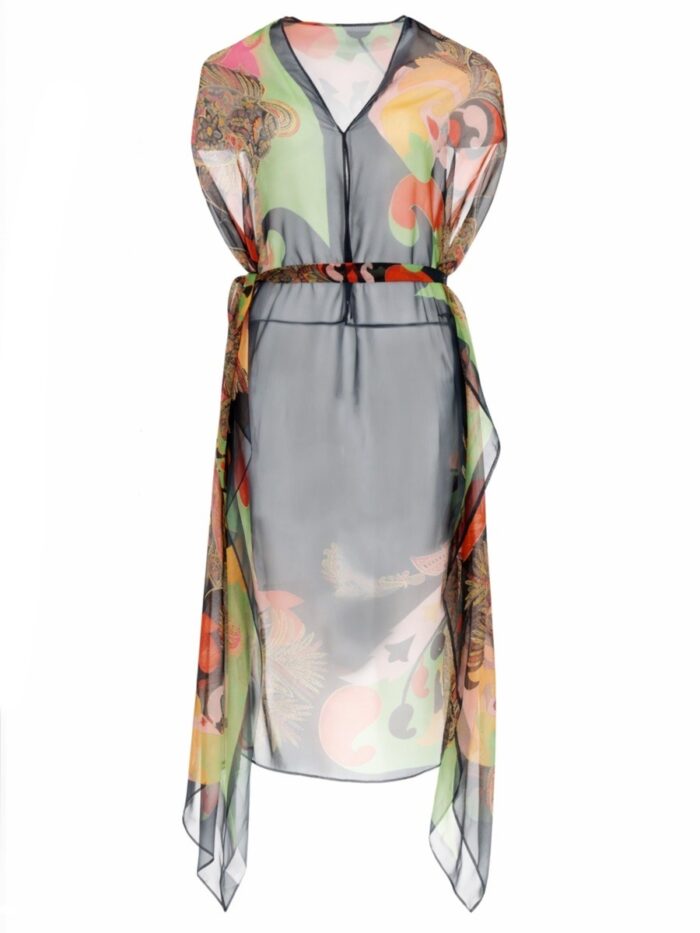 Etro GILET IN ORGANZA