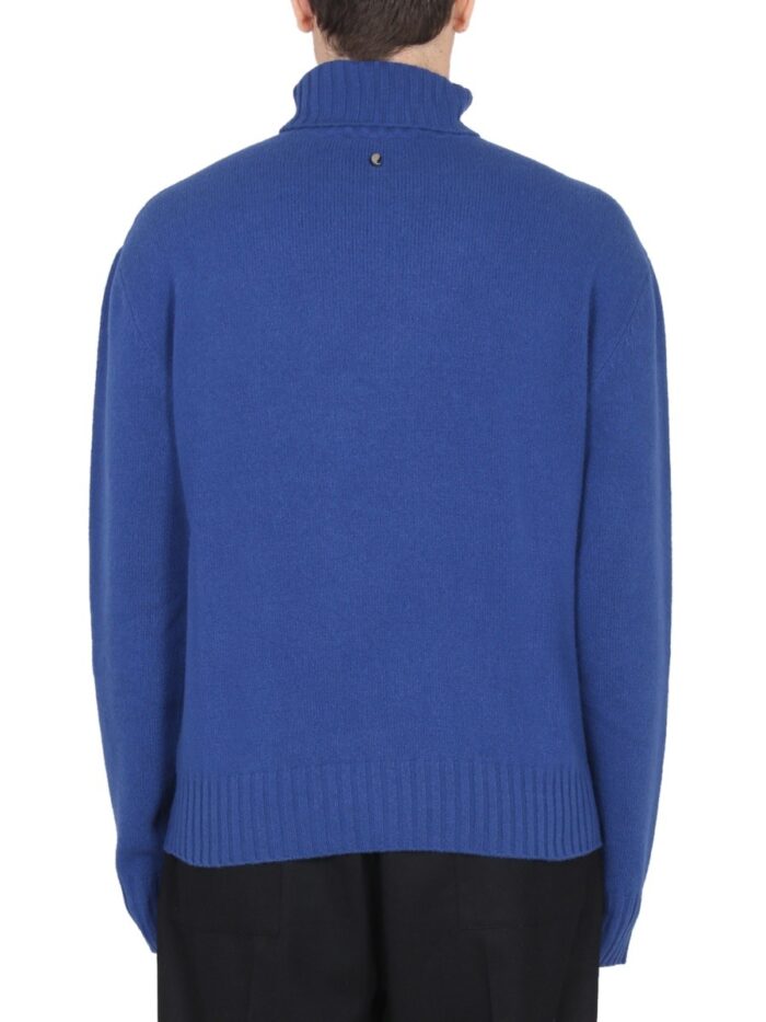 Etro INLAID JACQUARD TURTLENECK SWEATER