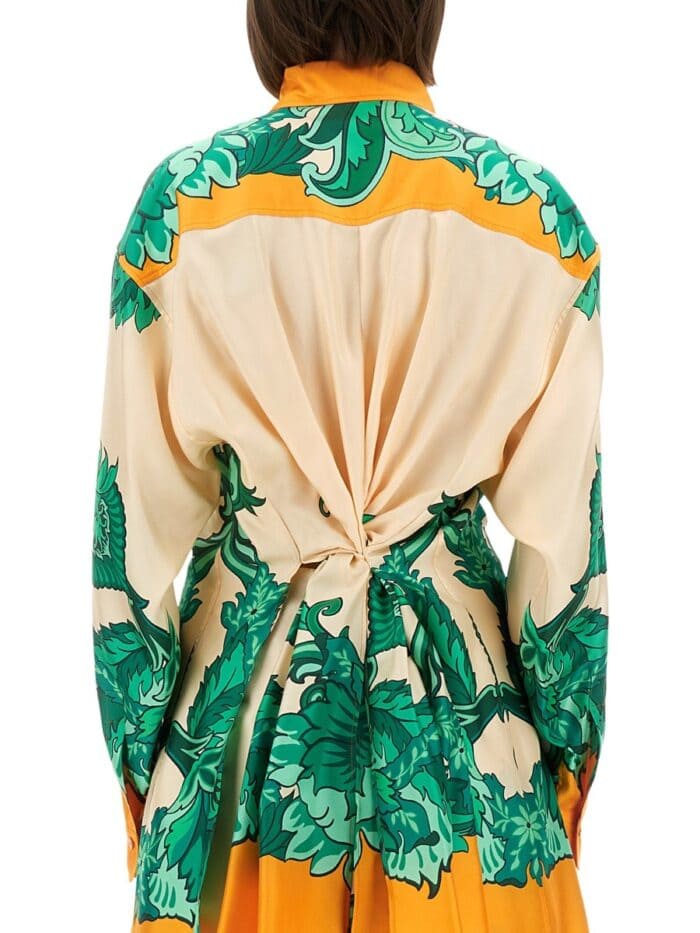 Etro JACQUARD SHIRT WITH KNOT IN THE BACK