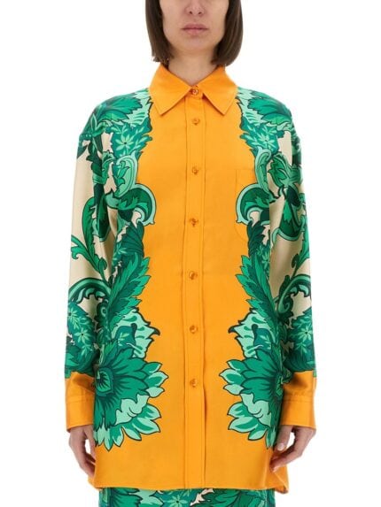 Etro JACQUARD SHIRT WITH KNOT IN THE BACK