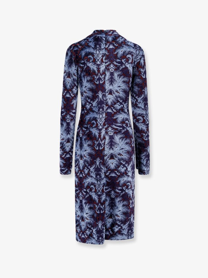 Etro Jacquard Velvet Short Dress