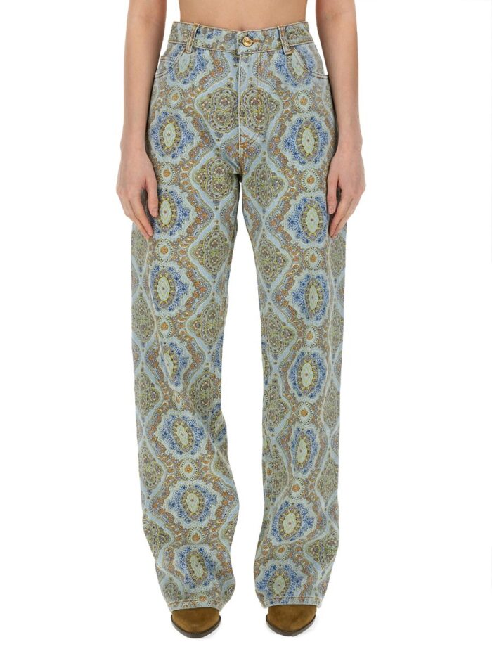 Etro JEANS CON STAMPA PAISLEY
