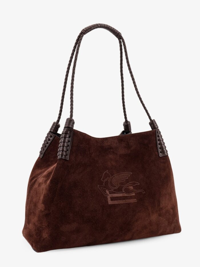 Etro Libra S Arnica Suede Shopping Bag