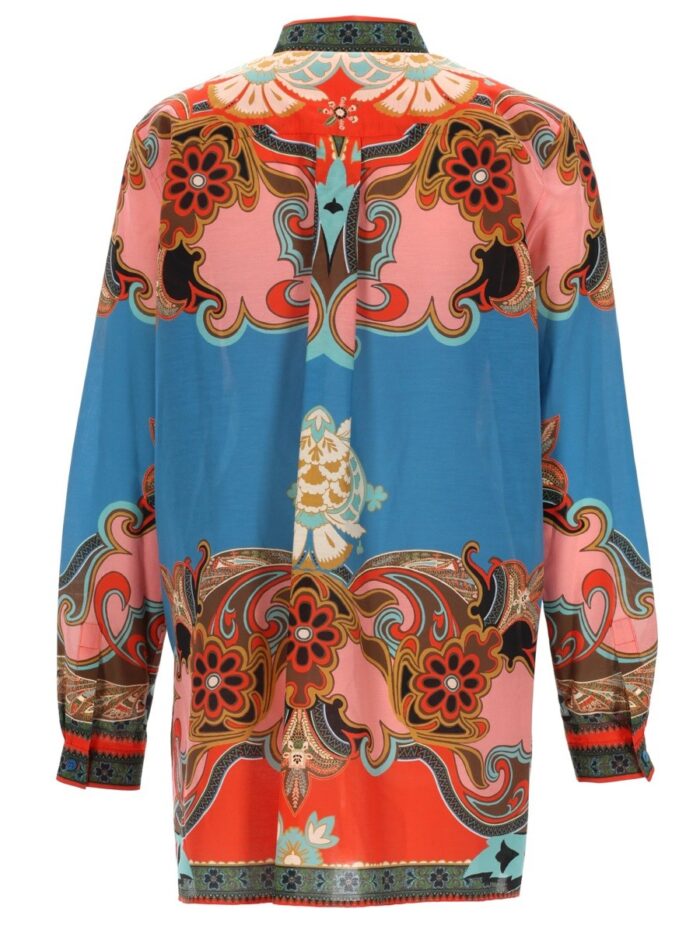 Etro LONG PRINTED SHIRT
