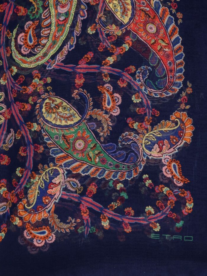 Etro Multicolor Silk Scarf