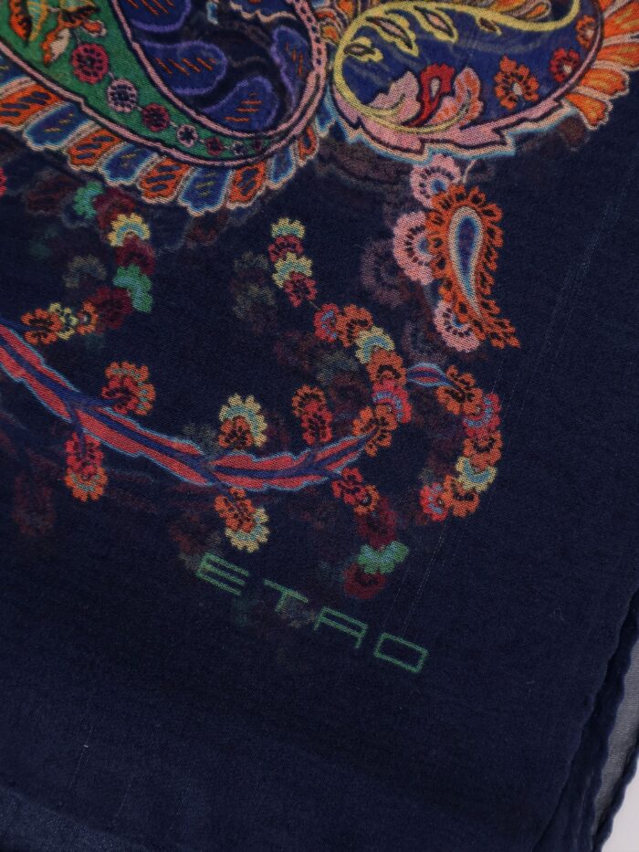 Etro Multicolor Silk Scarf