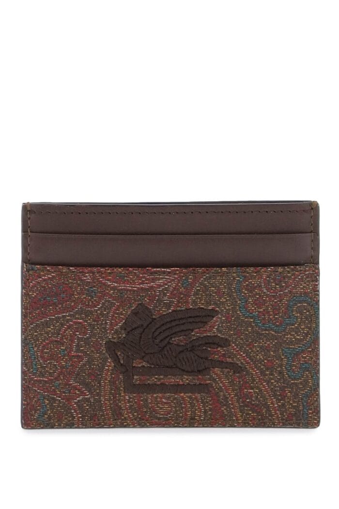 etro paisley card holder ETRO Paisley Card Holder