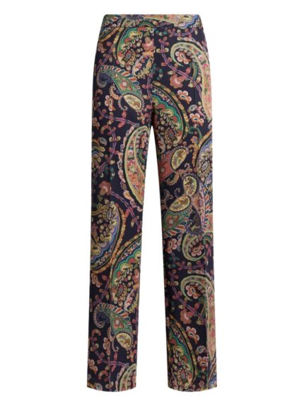 Etro PAISLEY FOLIAGE "BOOTCUT" PANTS