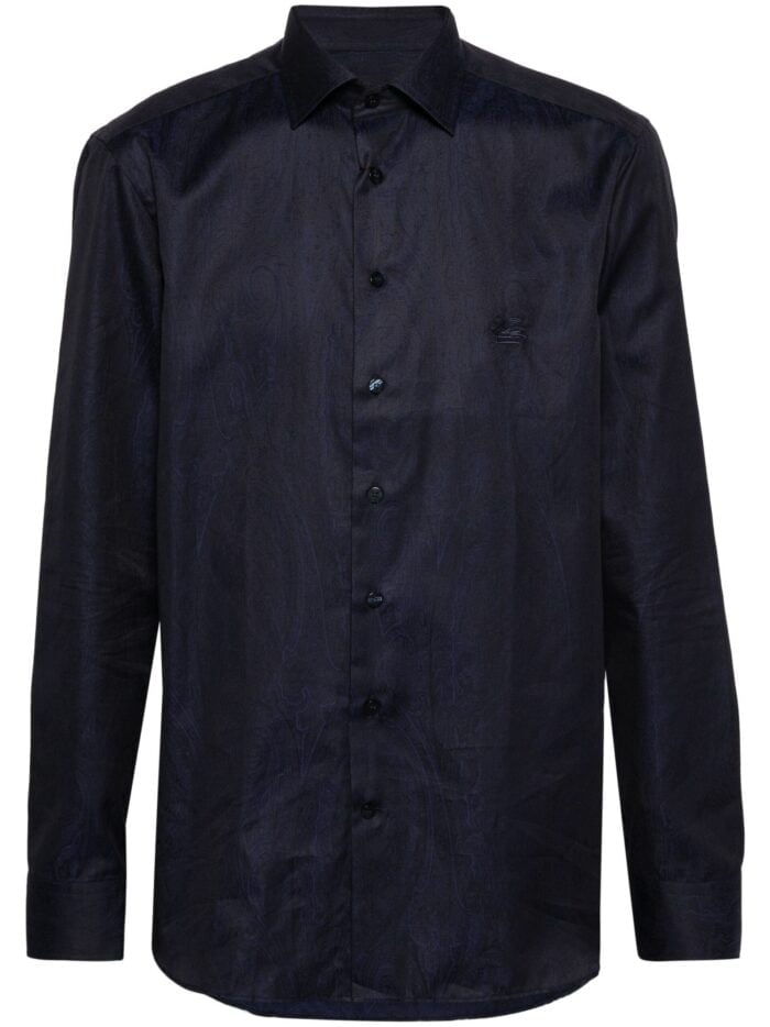 ETRO Paisley-jacquard Cotton Shirt