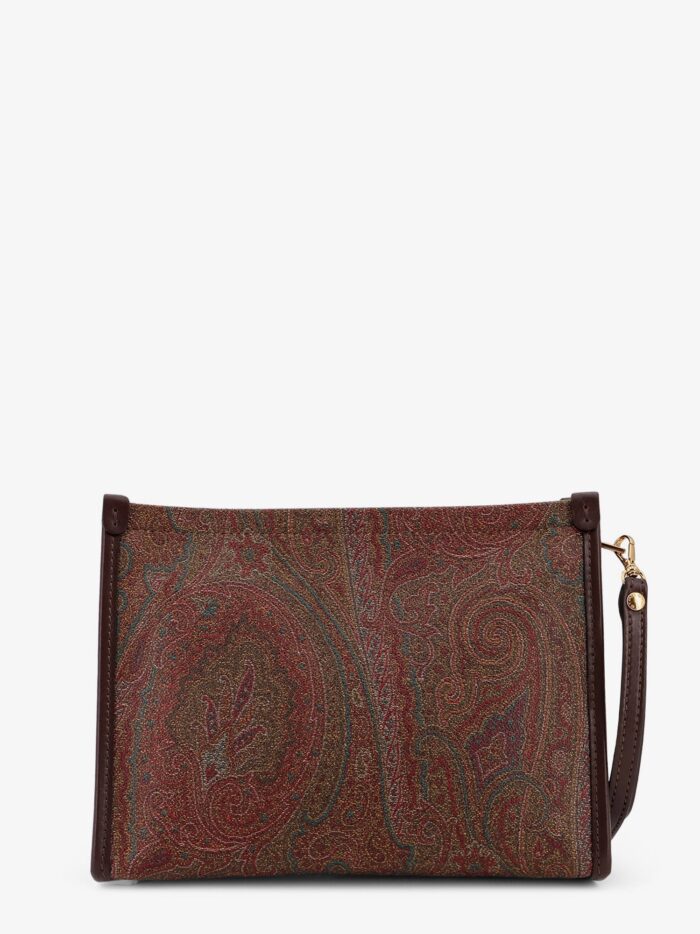Etro Paisley Jacquard Fabric Clutch Bag