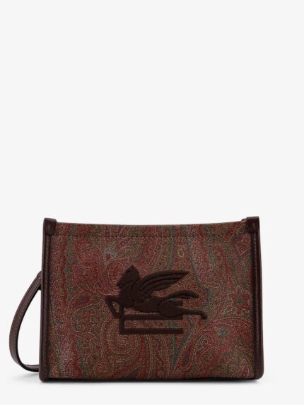 Etro Paisley Jacquard Fabric Clutch Bag