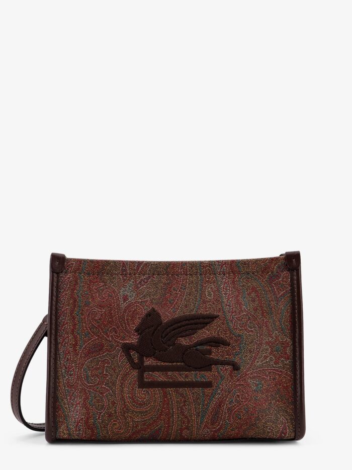 Etro Paisley Jacquard Fabric Clutch Bag