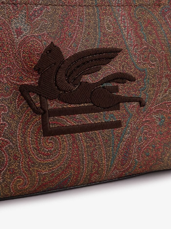 Etro Paisley Jacquard Fabric Clutch Bag