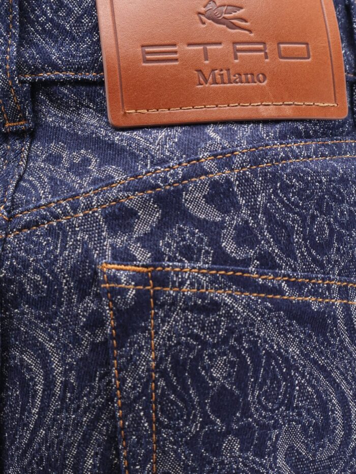 Etro Paisley Motif Jeans