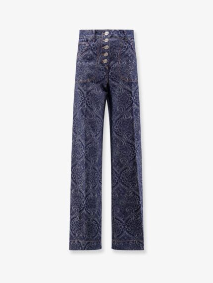 Etro Paisley Motif Jeans